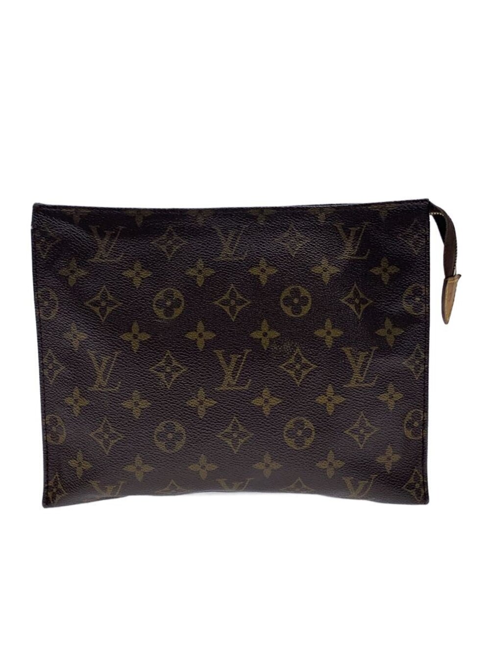 LOUIS VUITTON Pochette Toilette Canvas Brown